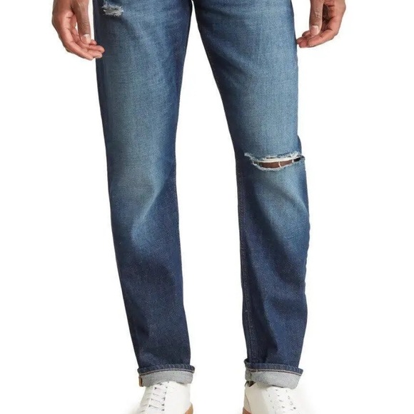 7 For All Mankind Men's
Adrien Slim Tapered Jeans
Size 33 x 32 Cotton Hemp Denim - Picture 4 of 16